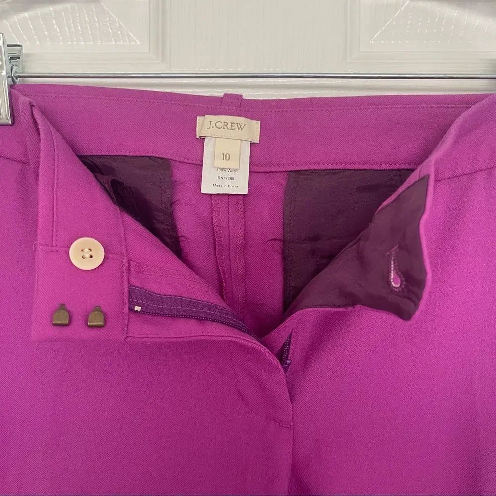 J.Crew Wool Capri Pant Sz 10 Gently Loved - Picture 3 of 3